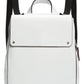 Treasure & Bond Amari Pebbled Leather Backpack White