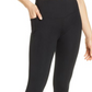 Zella X-Small Black High Waist Studio Lite 7/8 Leggings with Pocket