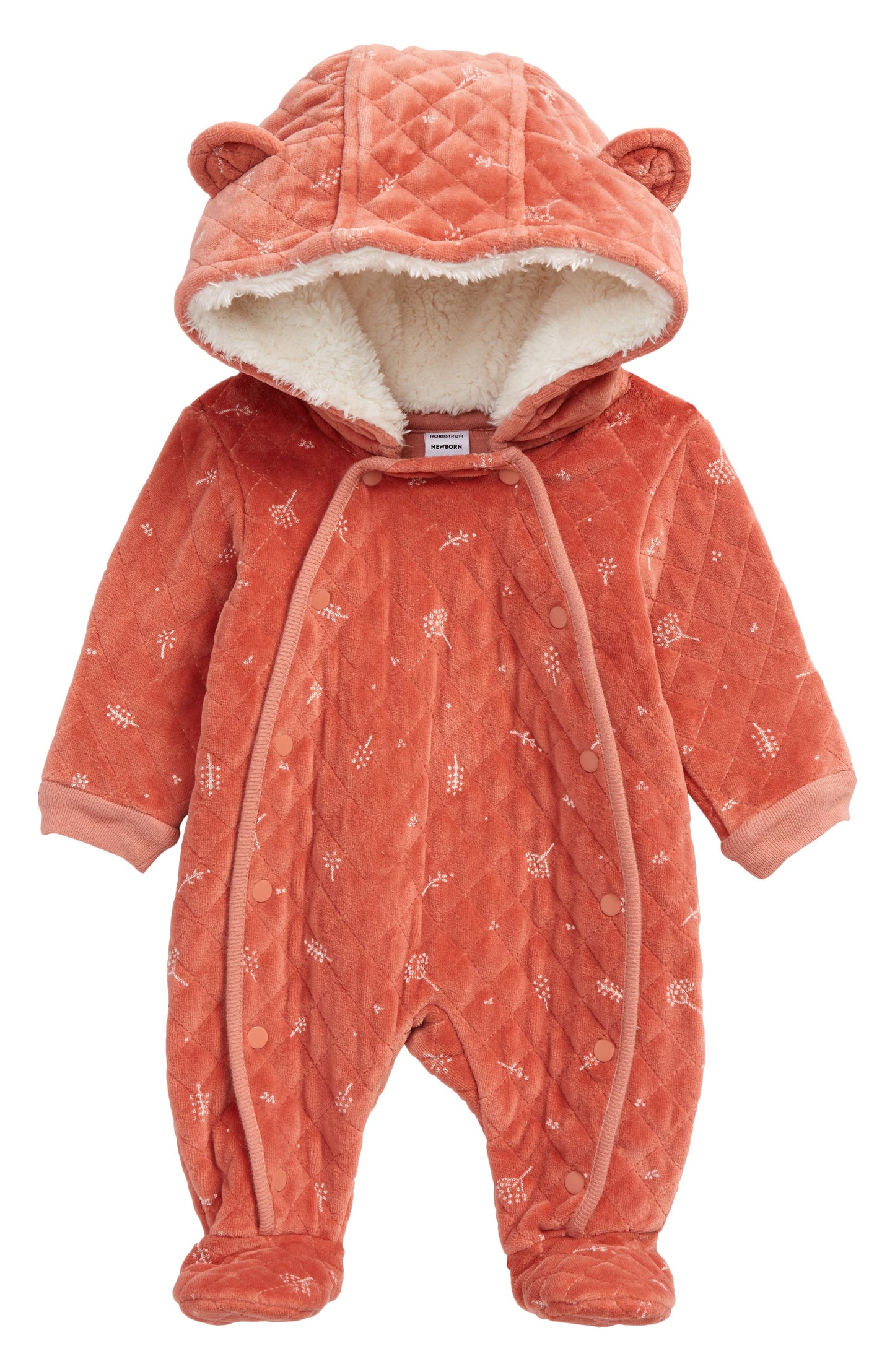 Nordstrom Baby Pink Desert Dottie Print Bunting Size 6M