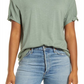 Caslon(R) Tie Sleeve T-Shirt In Green Dune Size X-Small