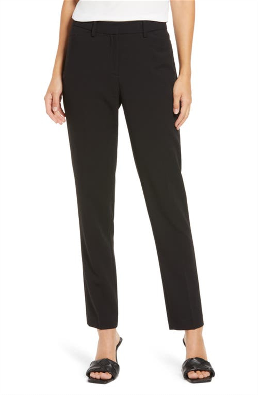 Halogen(R) Slim Leg Pants In Black Size 16