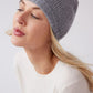 Nordstrom Recycled Cashmere Blend Beanie In Grey Heather