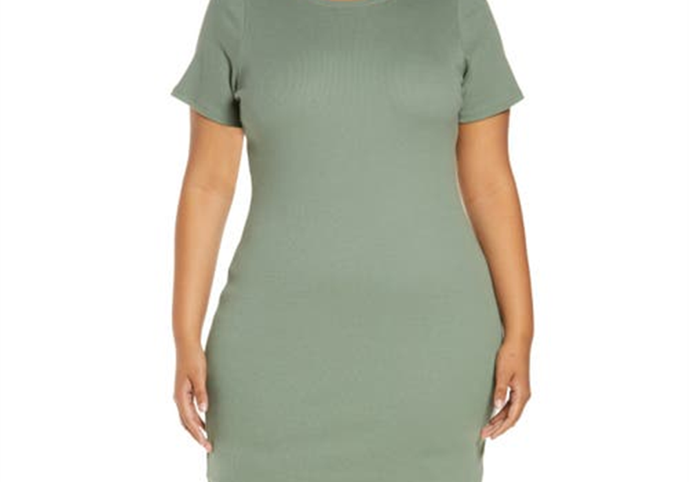 ribbed-cotton-blend-bodycon-dress-green-agave