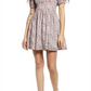 BP. Shirred Puff Sleeve Cotton Prairie Dress Ivory Size L