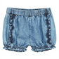 Blue Ocean Wash Tucker + Tate Ruffle Denim Shorts Size 9M