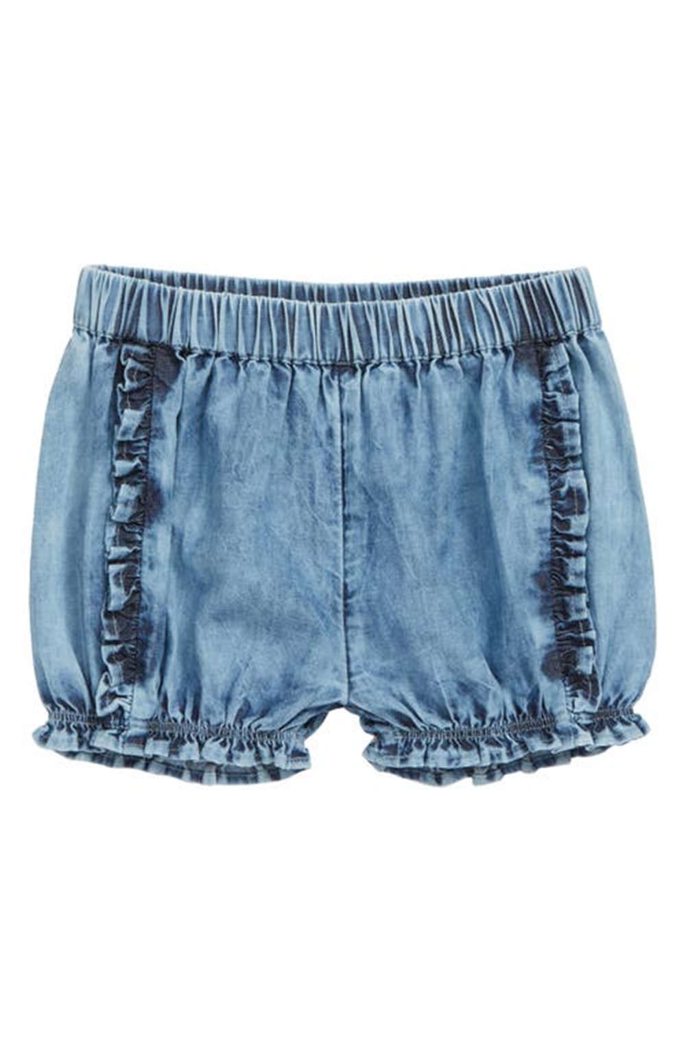 Blue Ocean Wash Tucker + Tate Ruffle Denim Shorts Size 9M