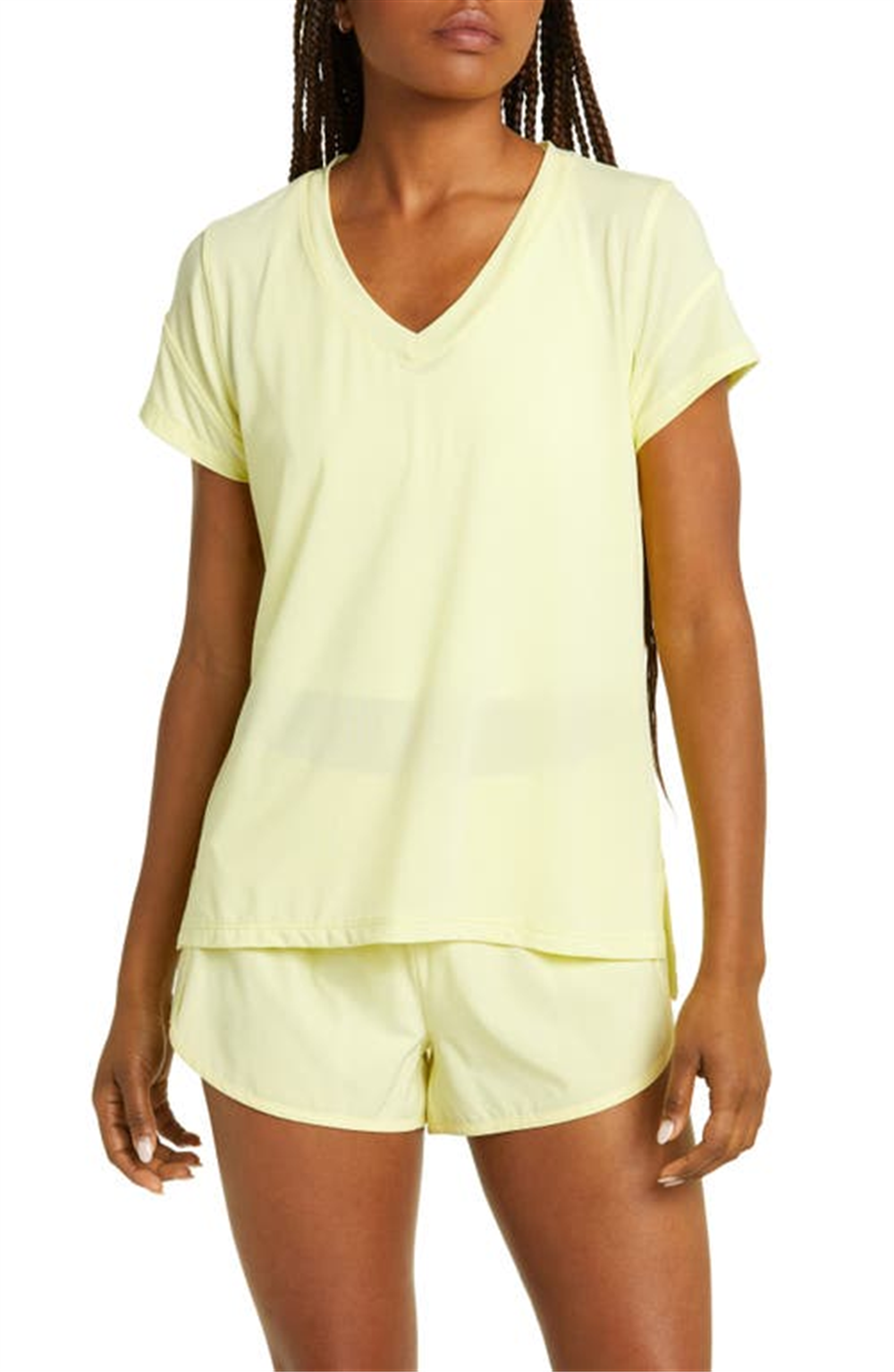 Zella Women's Yellow Ava T-Shirt Size X-Small