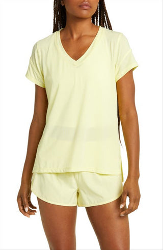 Zella Women's Yellow Ava T-Shirt Size X-Small