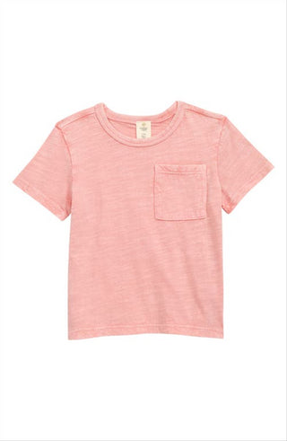 Tucker + Tate Pink Flamingo Pocket T-Shirt, Size 6M