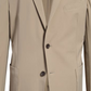 Nordstrom Trim Fit Tech Stretch Travel Sport Coat In Tan Ermine Size 42 Long