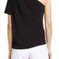 Halogen(R) Halogen Knit One-Shoulder Top In Black Size Large