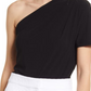 Halogen(R) Halogen Knit One-Shoulder Top In Black Size Large