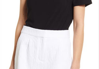 Halogen(R) Halogen Knit One-Shoulder Top In Black Size Large