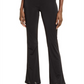 Medium Size Black Open Edit Sheen Knit Flare Pants