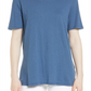 Caslon Notch Back Cotton Blend T-Shirt - Blue Ensign - Size XS