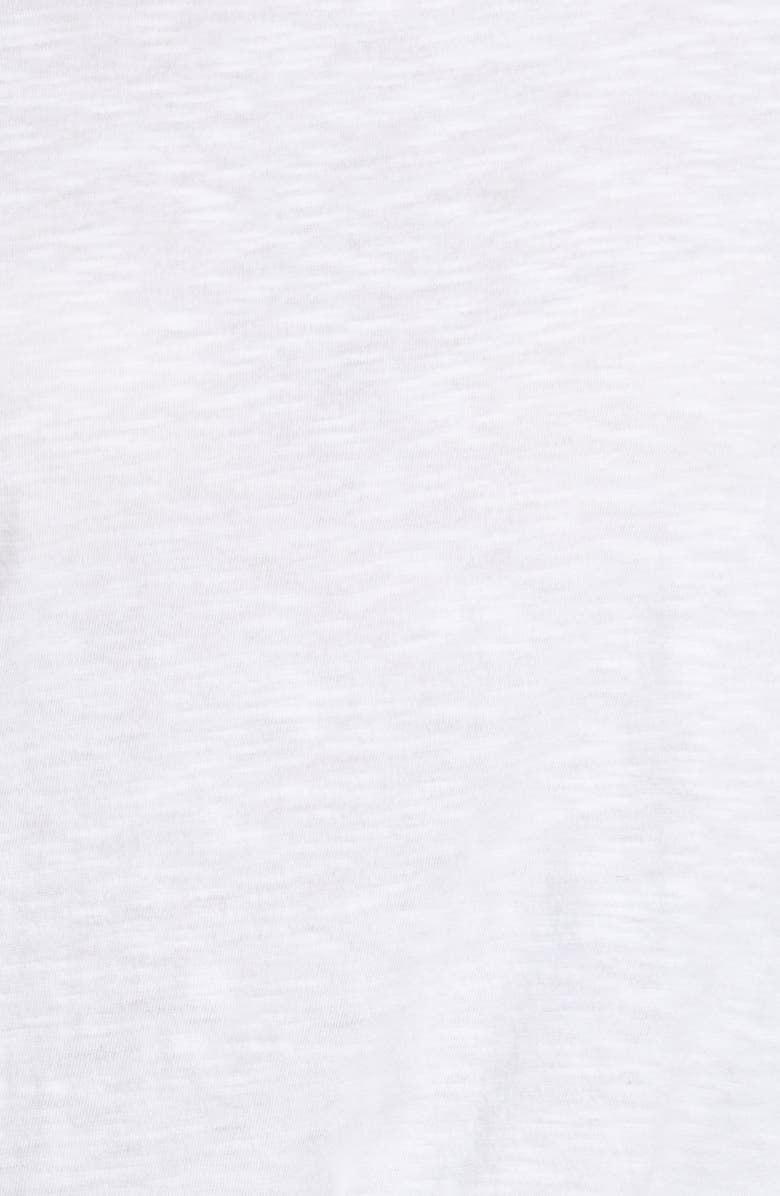 Caslon(R) Notch Back Cotton Blend T-Shirt In Navy White Charm Stripe At Nordstrom Size X-Small