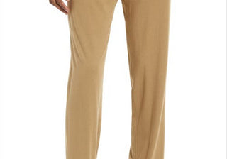 Open Edit Cotton Blend Tapered Pajama Pants In Tan Lead Size X-Large