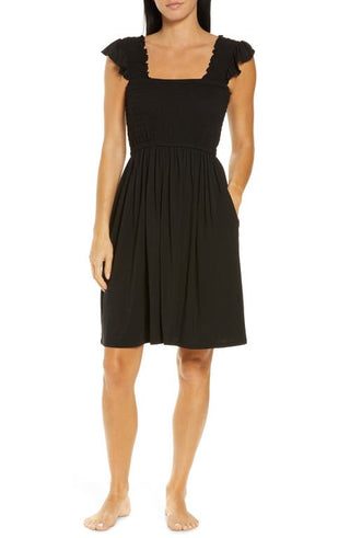 Nordstrom Women's Black Moonlight Nightgown Size Small