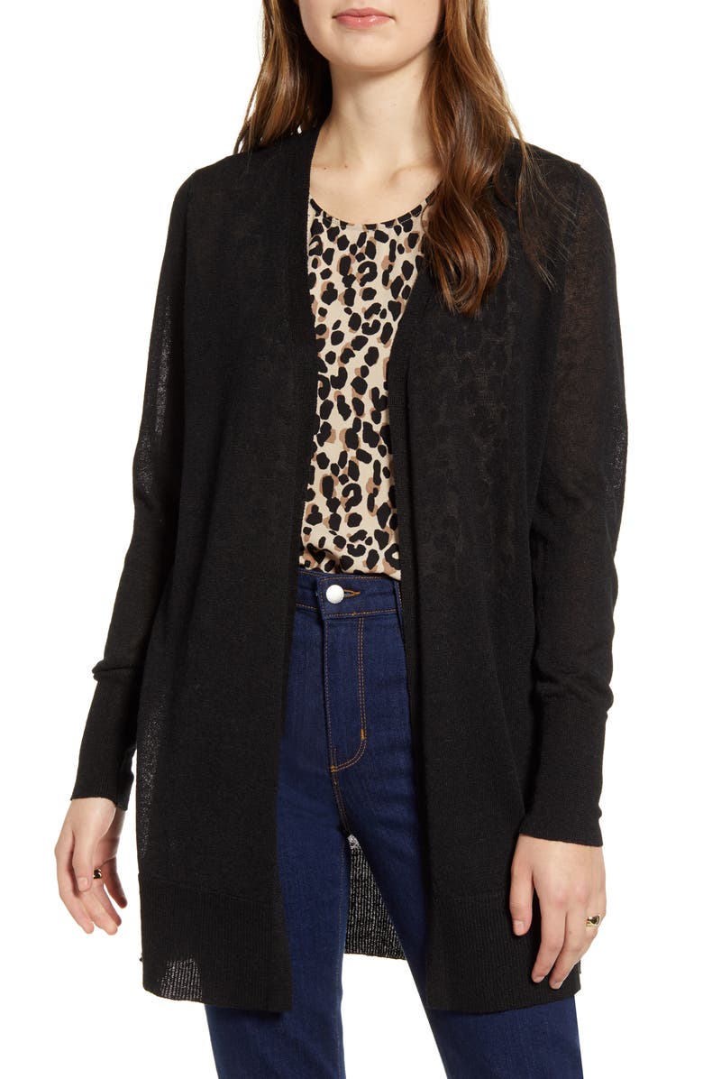 Blue Palace Halogen Side Slit Cardigan - Size Small