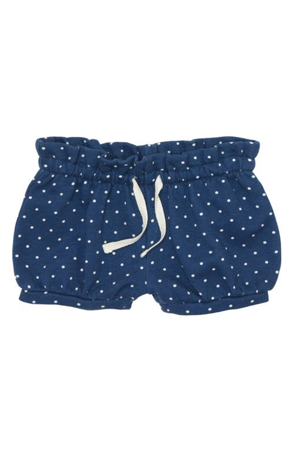 Tucker + Tate Ruffle Bubble Shorts In Navy Denim Mini Dots Size 9M