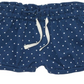 Tucker + Tate Ruffle Bubble Shorts In Navy Denim Mini Dots Size 9M