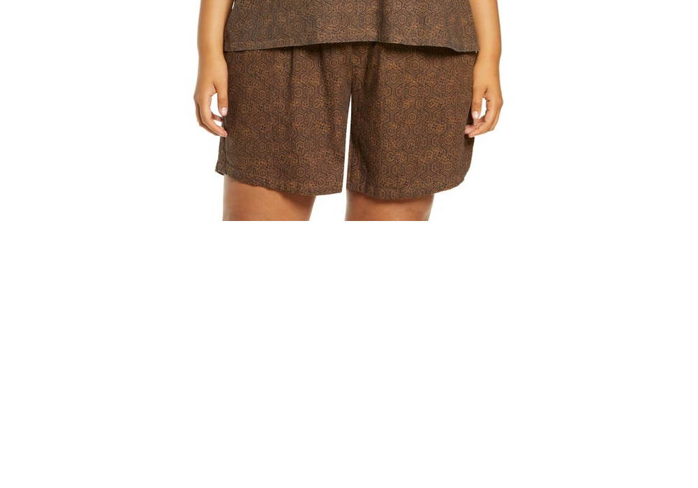 Treasure & Bond Women's Tan Tie Shoulder Tank Size 3X