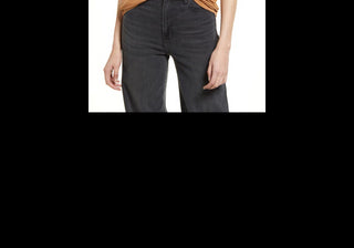 Treasure & Bond Women's Tan Thrush-Ivory Dove T-Shirt Size X-Small