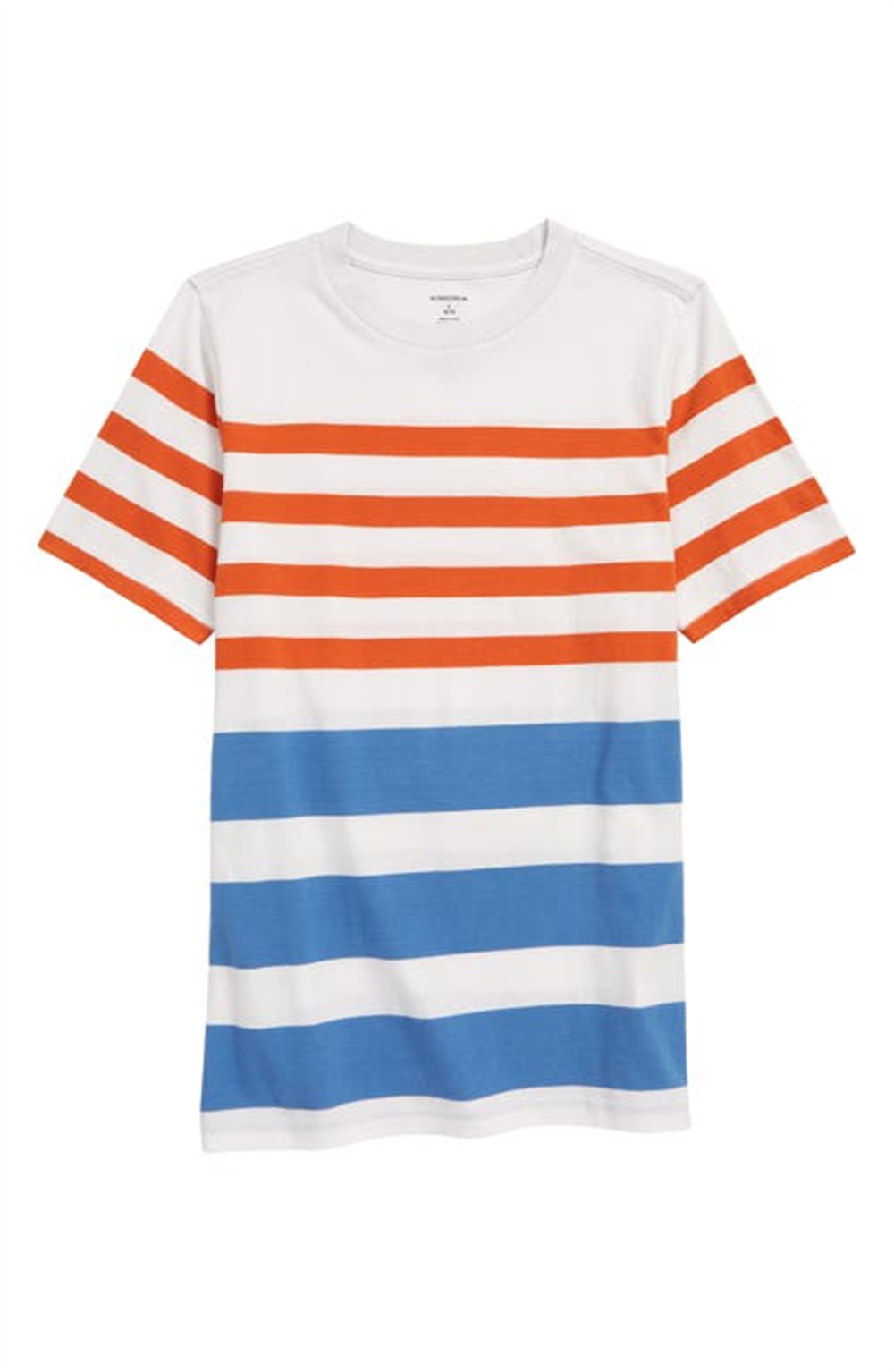 Nordstrom Kids Stripe T-Shirt - Grey Fog Stripe - Size L
