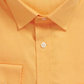 Nordstrom Trim Fit Non-Iron Dress Shirt In Orange Ray Size 16 - 32