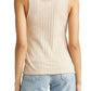 Treasure & Bond X-Large Beige Oatmeal Scoop Rib Tank Top