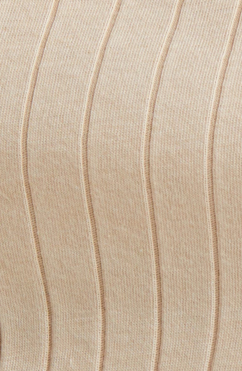 Treasure & Bond X-Large Beige Oatmeal Scoop Rib Tank Top