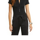 Zella Women's Black Renew Zip Front Bodysuit Size Small