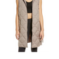 Zella Women's Tan Belted Quilted Longline Vest Size X-Small