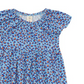 Tucker + Tate Blue Animal Dot Flutter Sleeve Dress & Bloomers Set - Size 6M