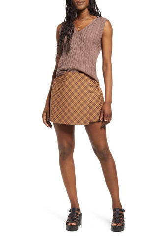 Ivory Bp. Cable Knit Sweater Vest - Size Large