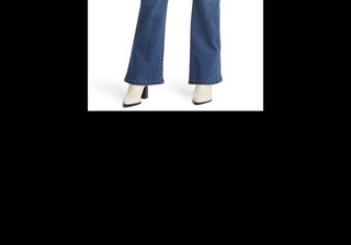 Caslon Women's Blue High Waist Flare Leg Jeans Size 16