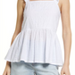 Treasure & Bond Women's White Ruffle Strap Tank Size X-Small