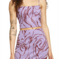 Bp. Large Size Purple Marble Knit Crop Camisole