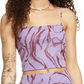 Bp. Large Size Purple Marble Knit Crop Camisole