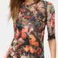 Johnny Was - 3/4 SLEEVE MESH MIDI DRESS