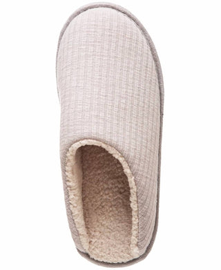 Isotoner - Women's Fine Guage Rib Knit Scuff Slippers
