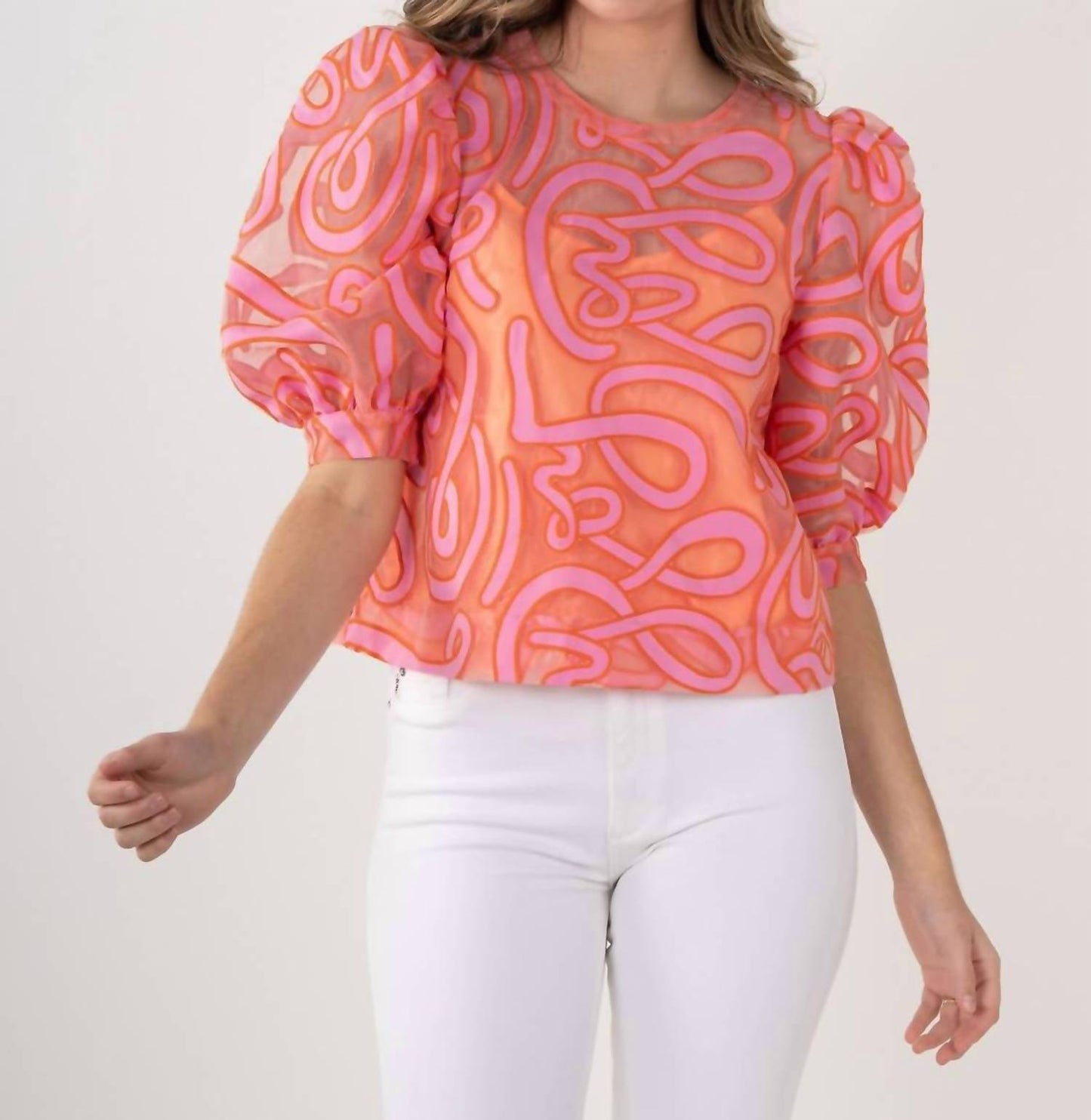 Emily Mccarthy - Bella Puff Sleeve Top