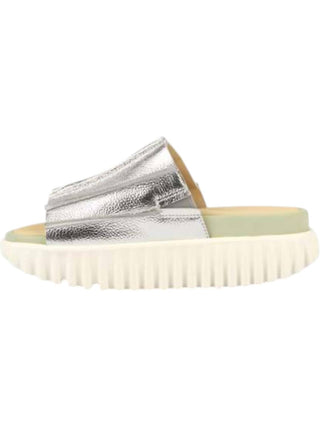 4Ccccees - Women's Waffo Pleat Platform Slides