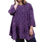 On The Plus Side - Plus Size 3/4 Sleeve Matsin Top