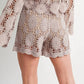 Bluivy - CROCHET DRAWSTRING SHORTS