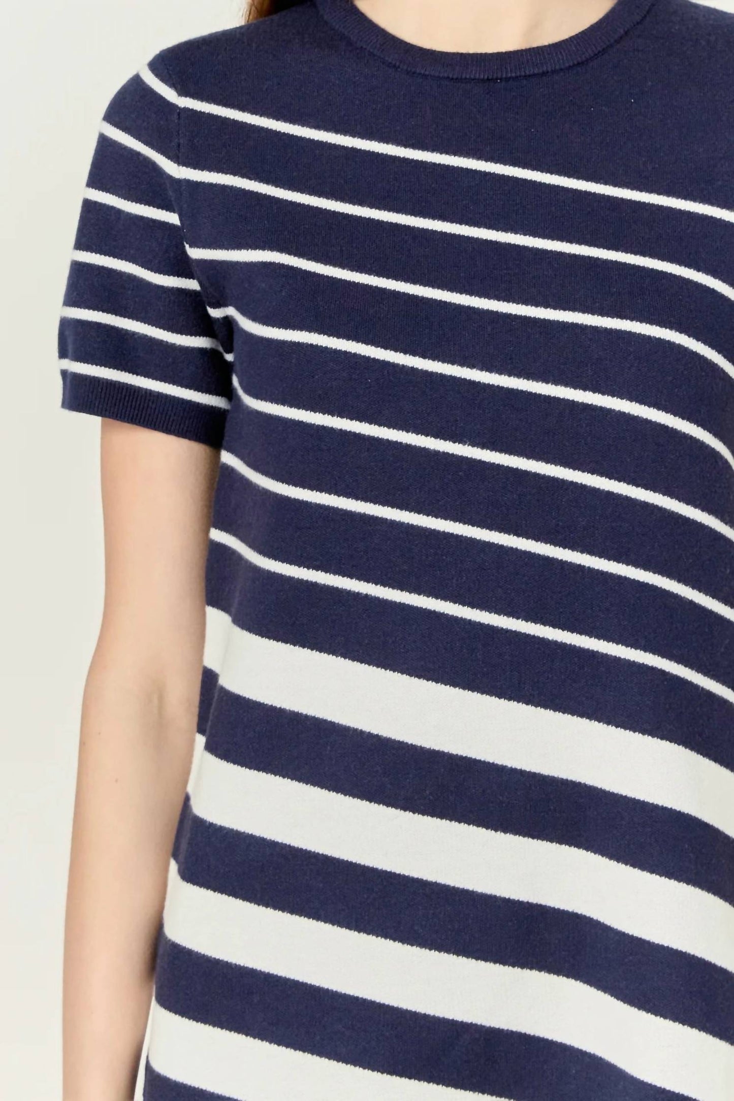 2.7 August Apparel - Multi Stripe Mini Dress