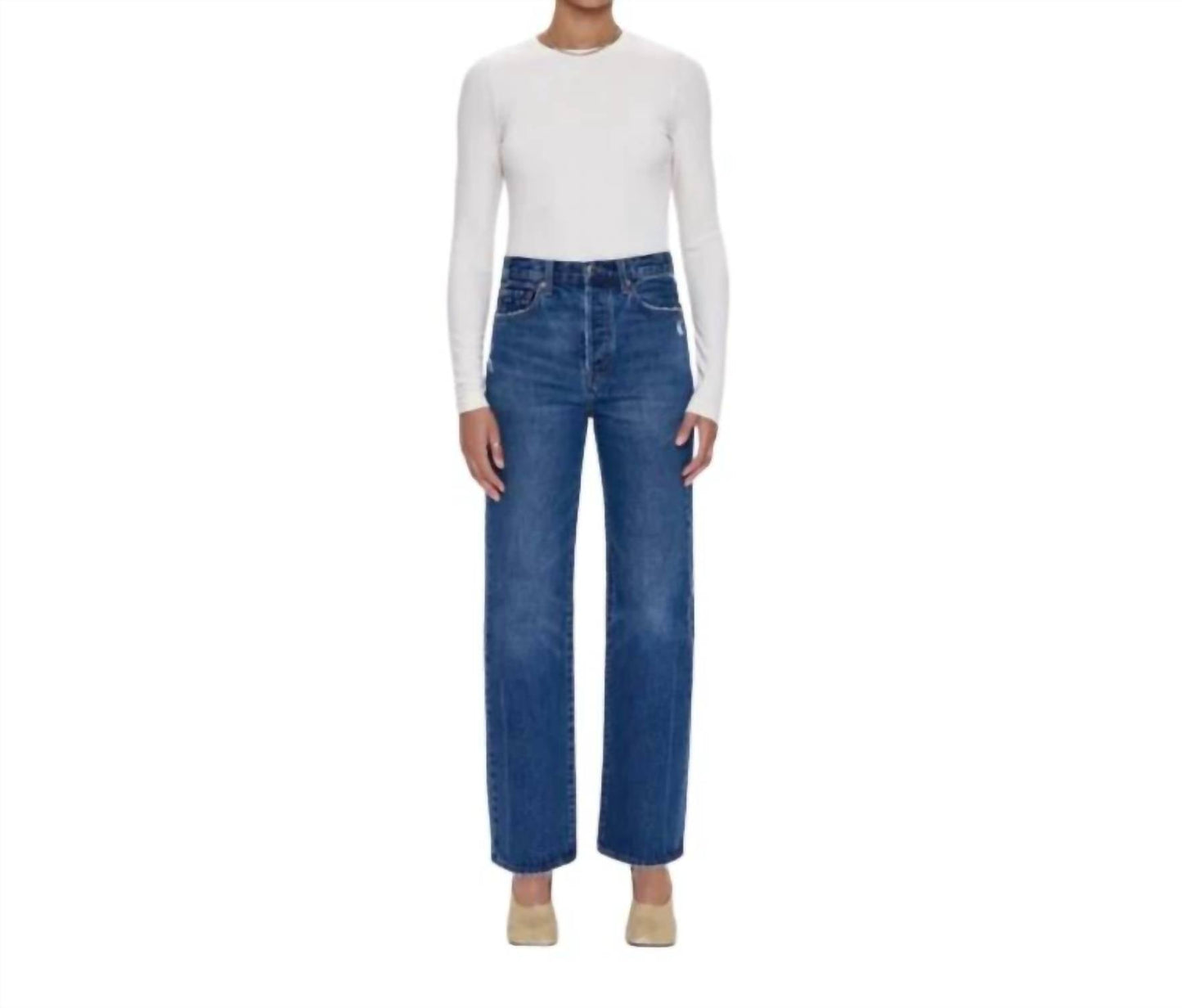 Pistola - Cassie Super High Rise Straight Jean