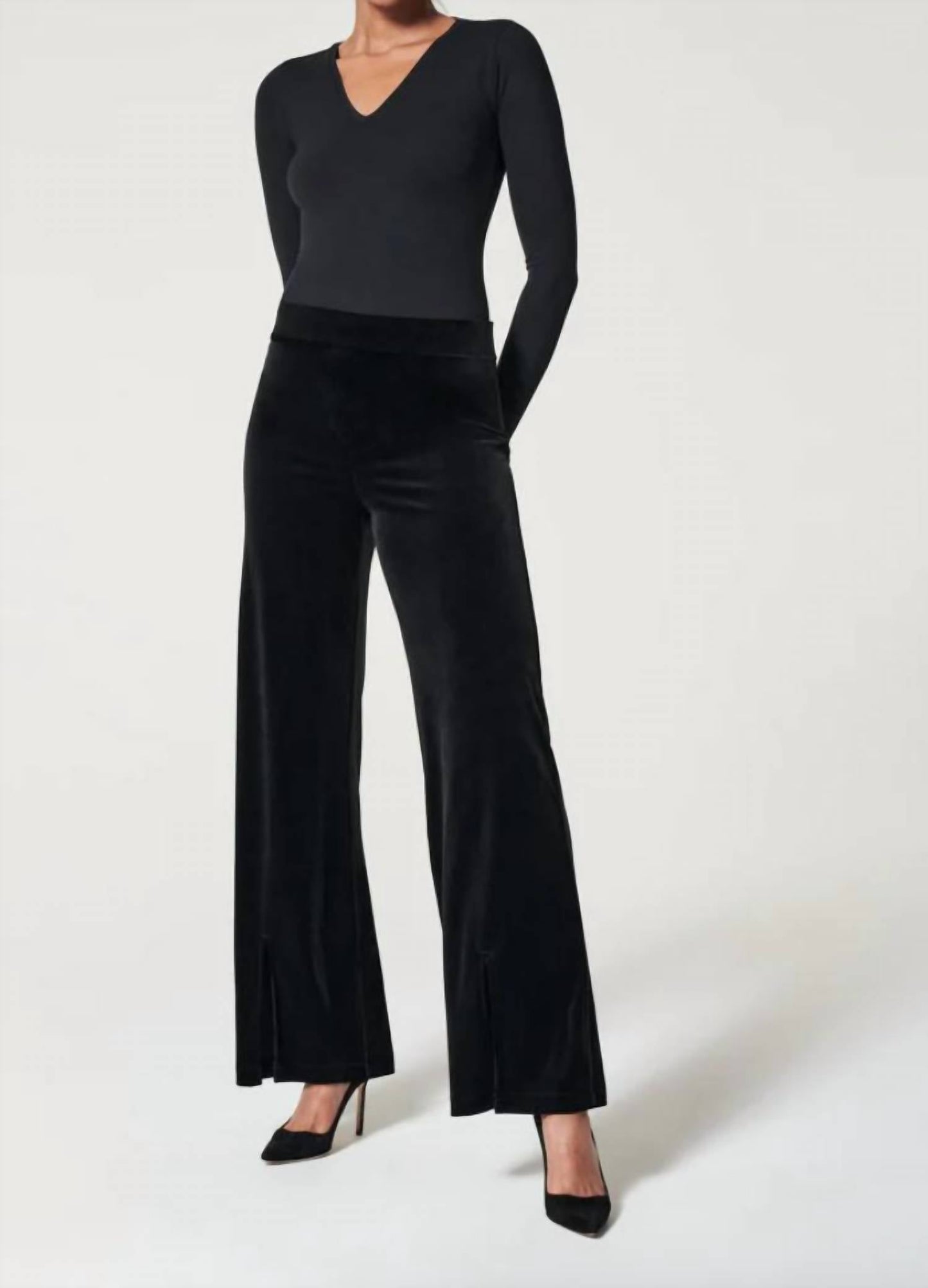 Spanx - Velvet Front Slit Pant