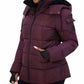 Steve Madden - Juniors Faux-fur-lined Hooded Puffer Coat