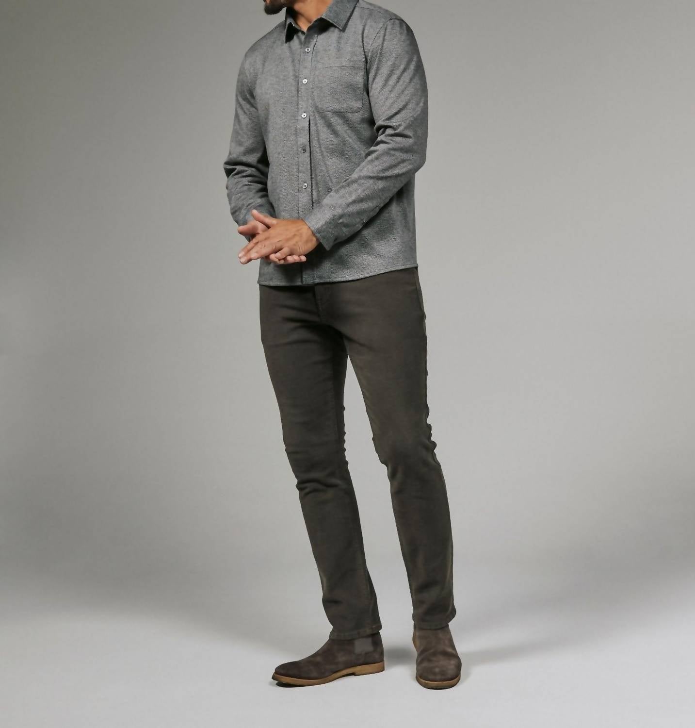 7Diamonds - Generation Knit Button Down Shirt